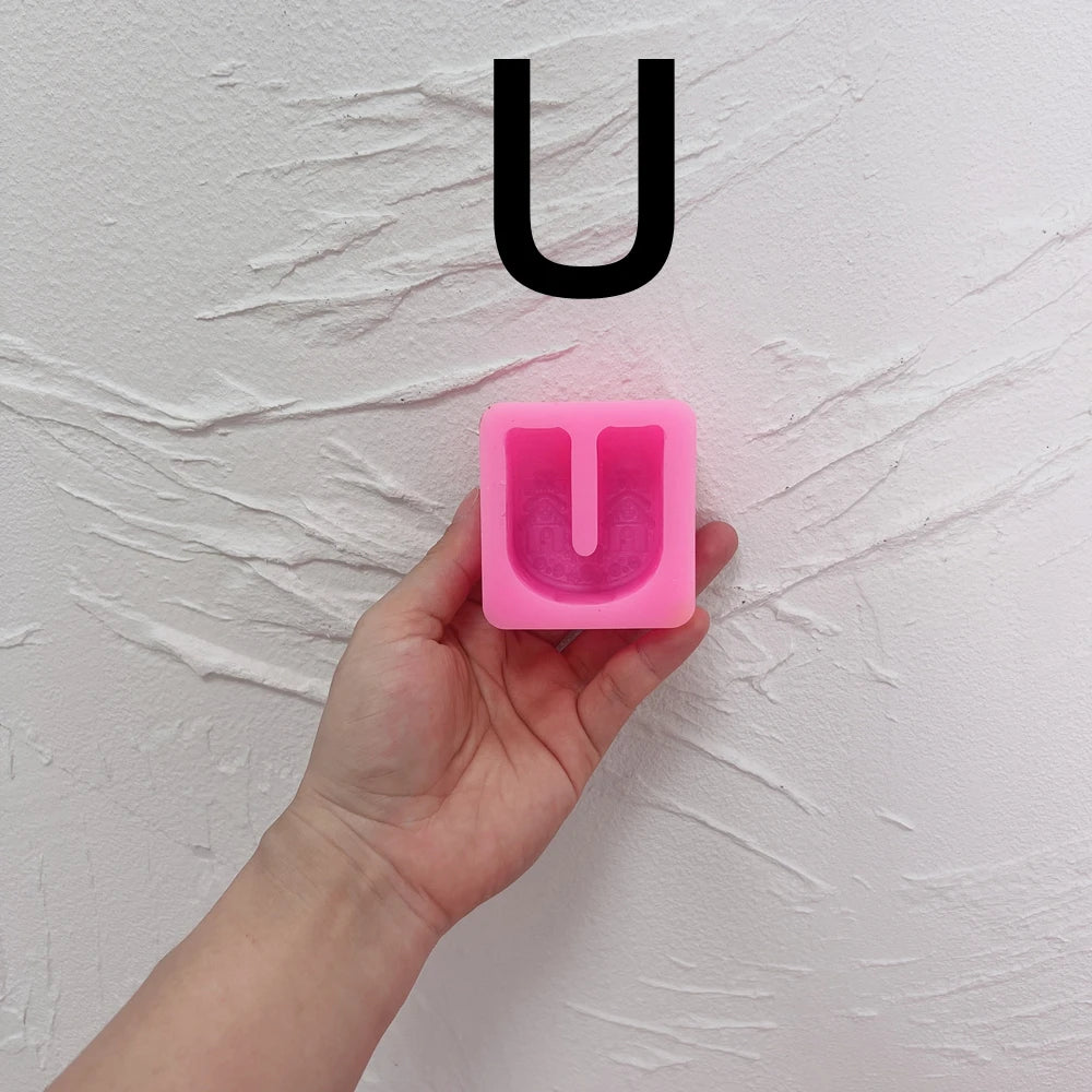 Gingerbread Alphabet & Numbers Silicone Mold