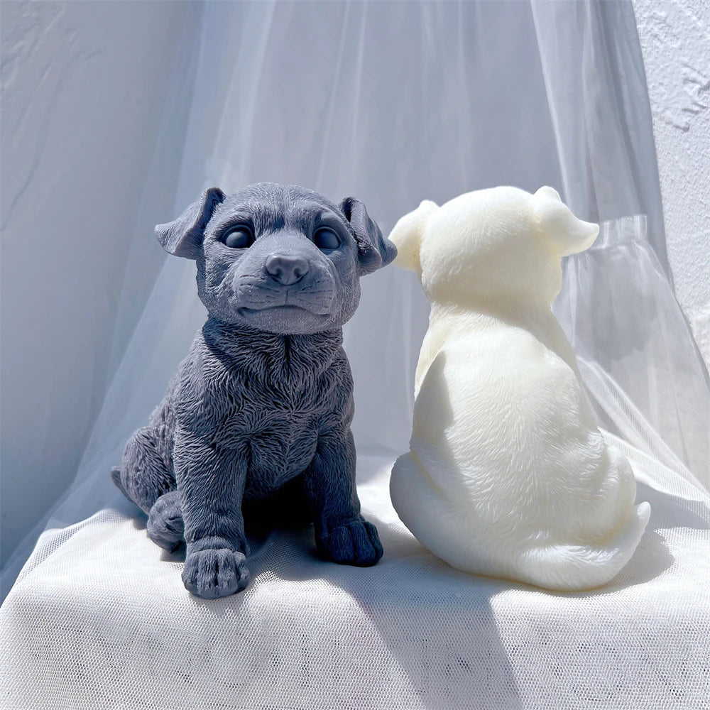 Retriever Dog Candle Mold