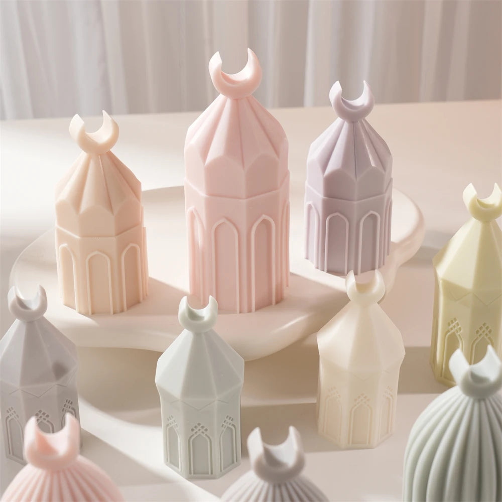 Moon Pillar Silicone Candle Mold