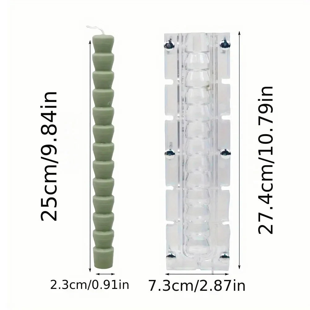 Bubble Pillar Acrylic Molds for Candle