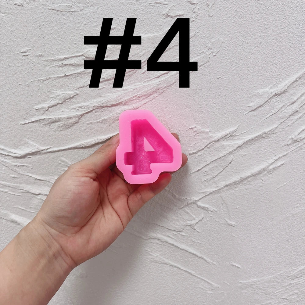 Gingerbread Alphabet & Numbers Silicone Mold