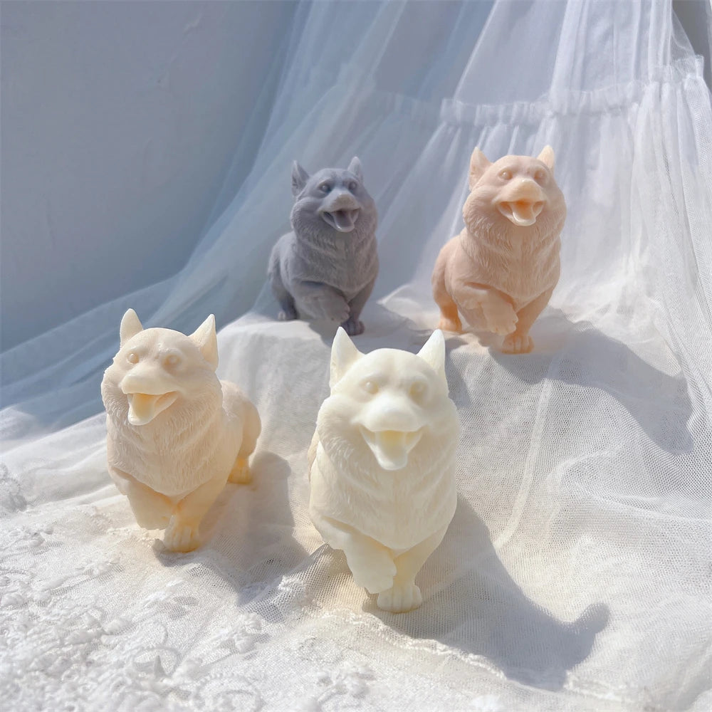 Welsh Corgi Pembroke Dog Candle Mold