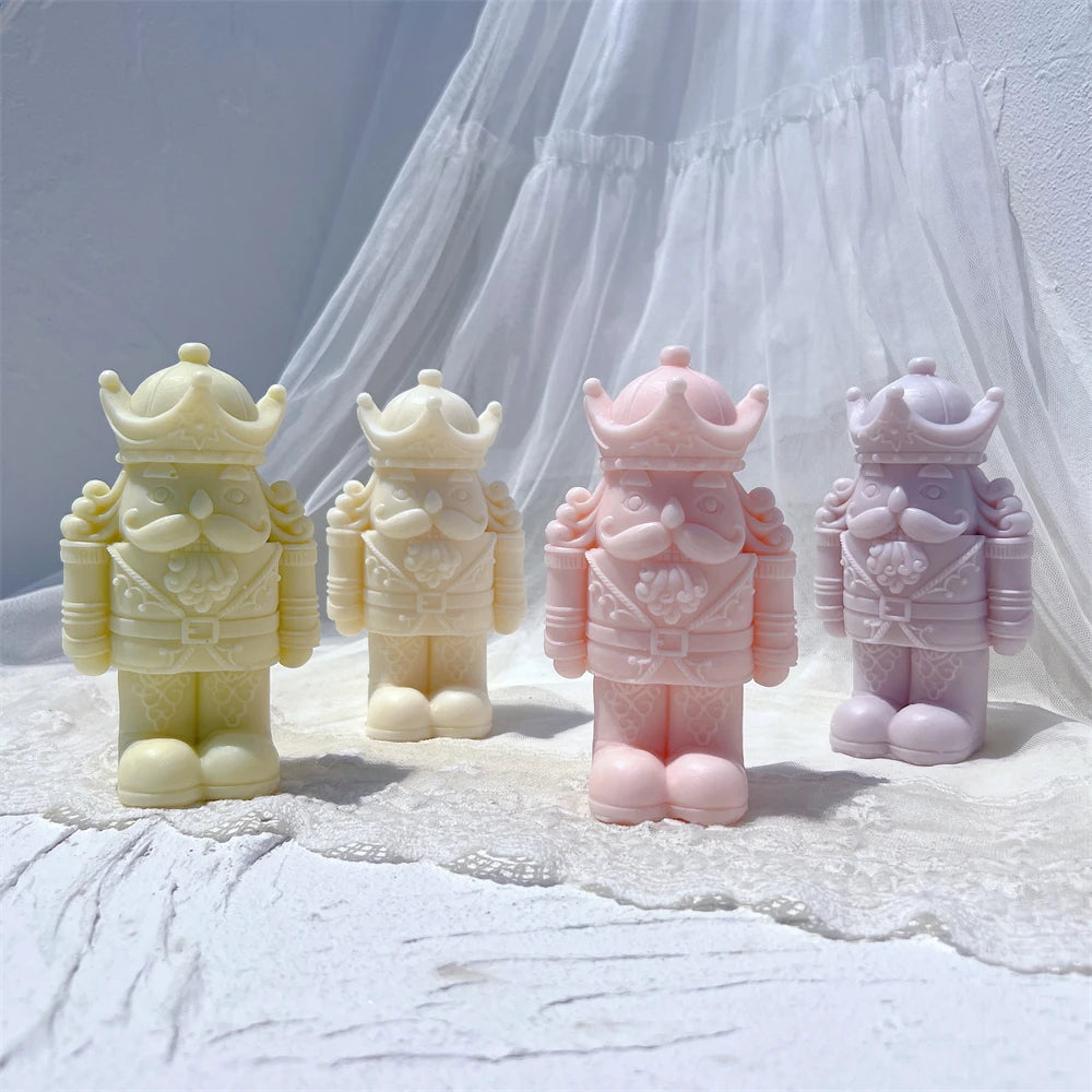 Nutcracker with Crown Silicone Mold