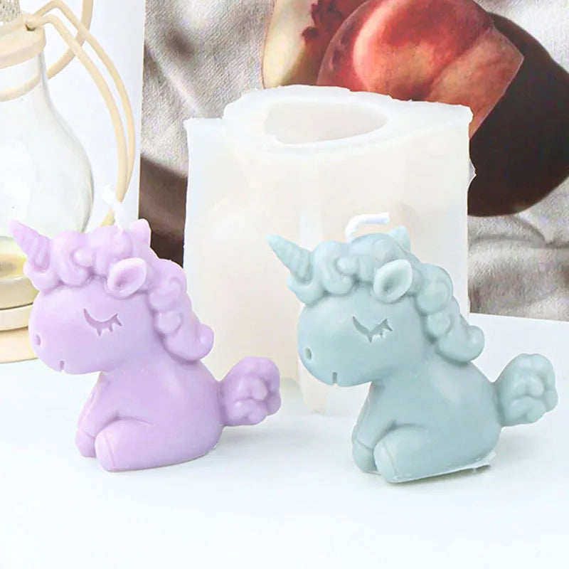 Cartoon Candle Mold Silicone
