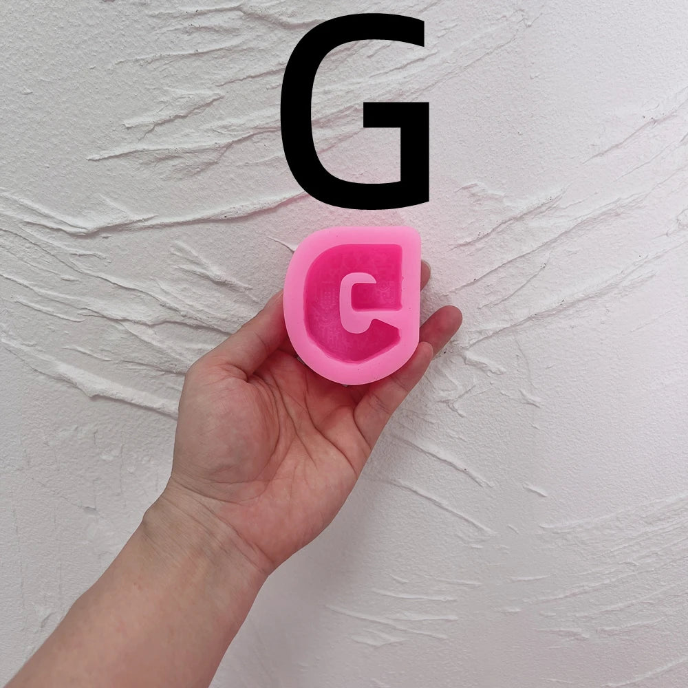 Gingerbread Alphabet & Numbers Silicone Mold