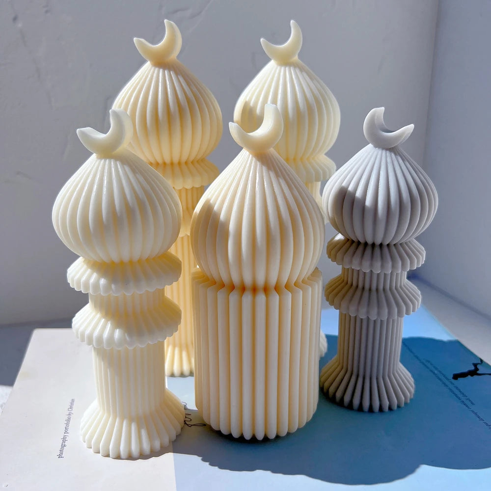 Ramadan Décor Pillar Candle Silicone Mold