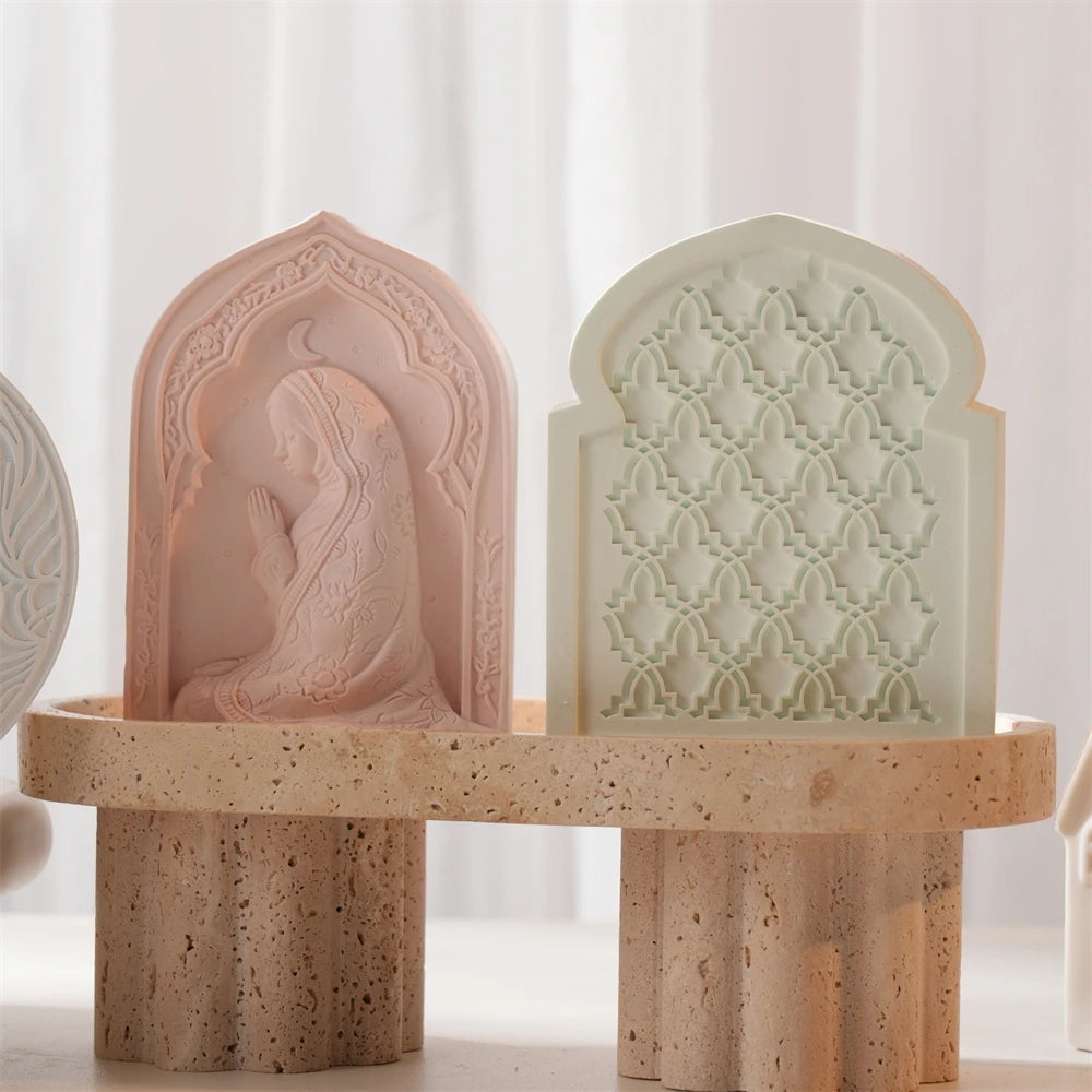 Islamic Ramadan Decor Silicone Candle Mold