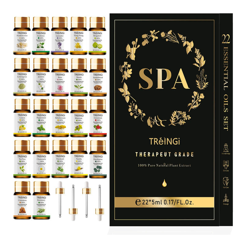 22pcs SPA Set Natural Essential Oils for Soap Candle Making