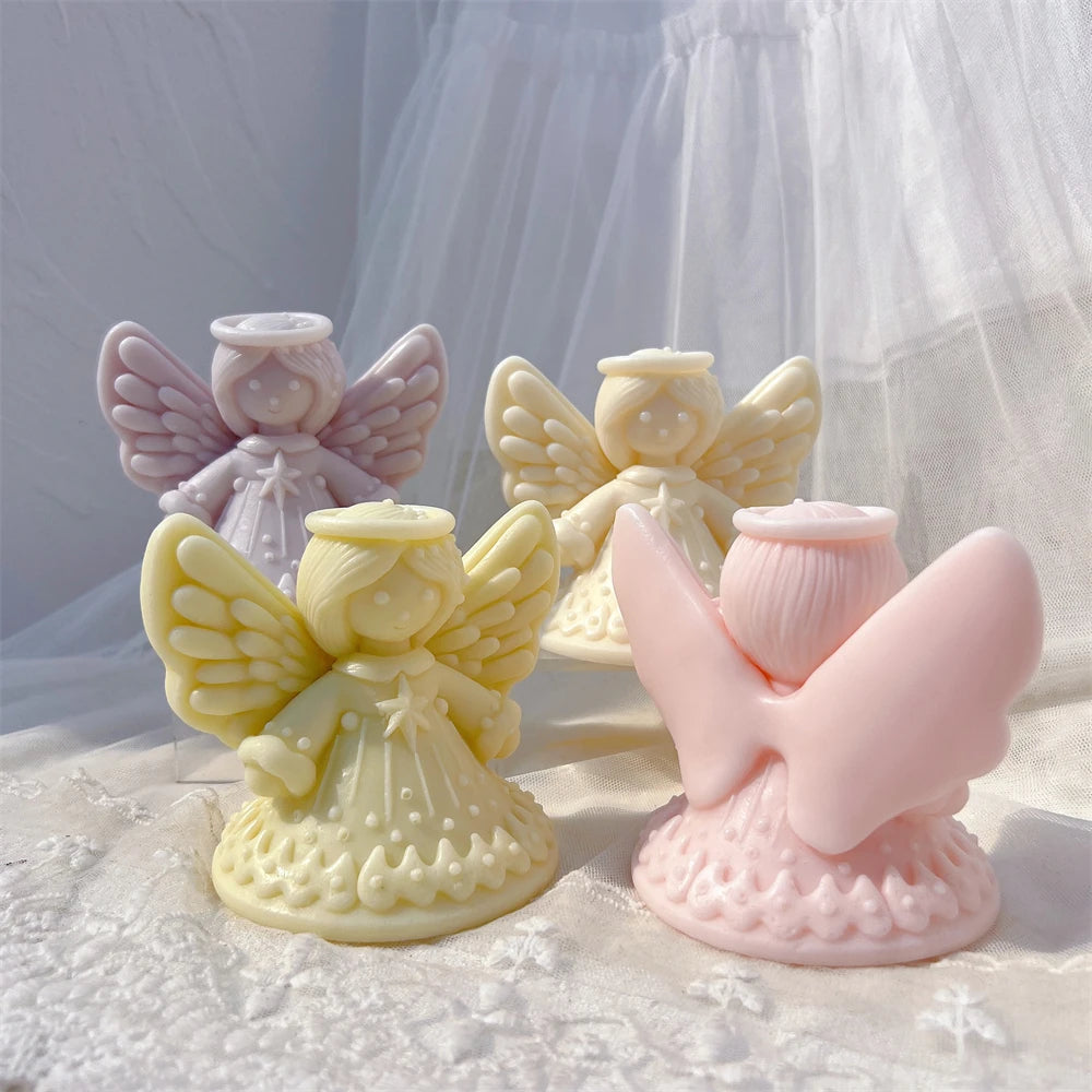 Christmas Angel Candle Mold