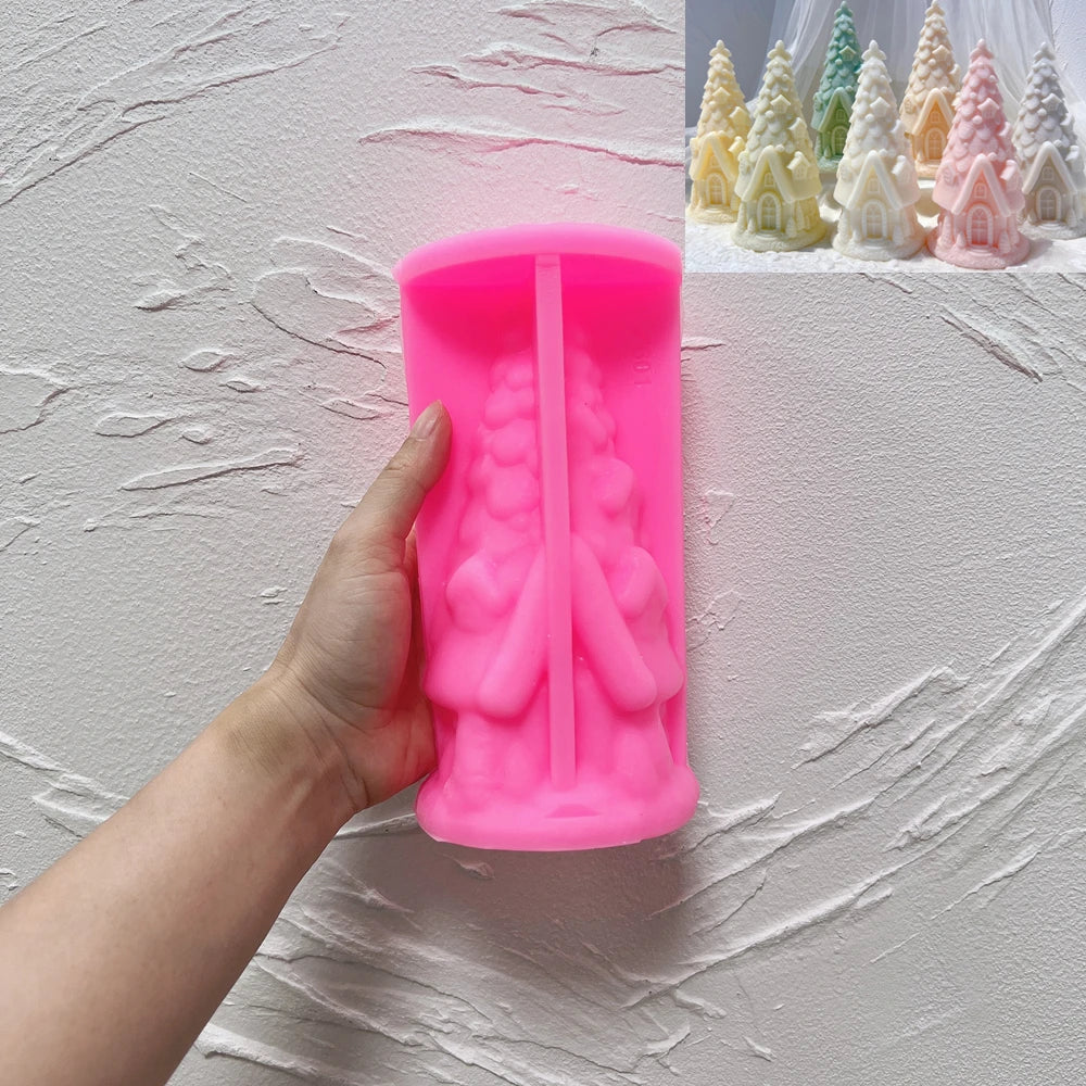 Christmas Pine Tree Silicone Candle Mold