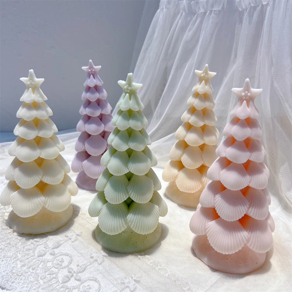 Holiday Season Christmas Tree Silicone Candle Mold