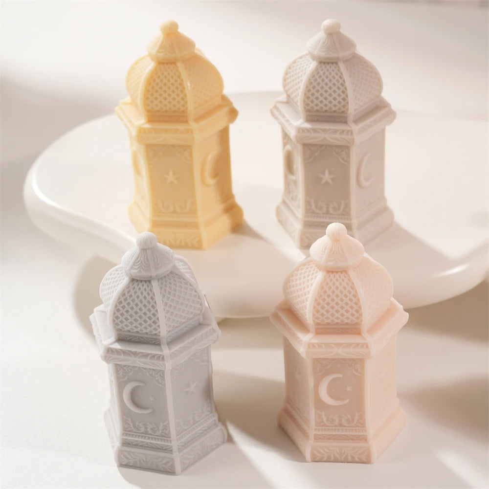 Ramadan Kareem Lantern Silicone Candle Mold for Eid