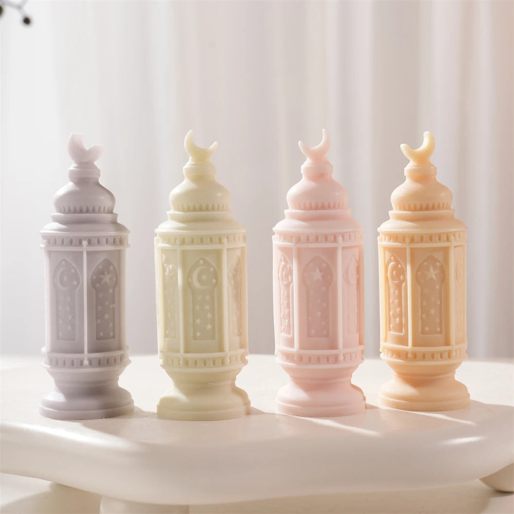 Islamic Ramadan Kareem Lantern Silicone Candle Mold