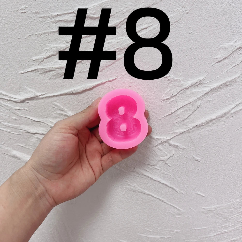 Gingerbread Alphabet & Numbers Silicone Mold