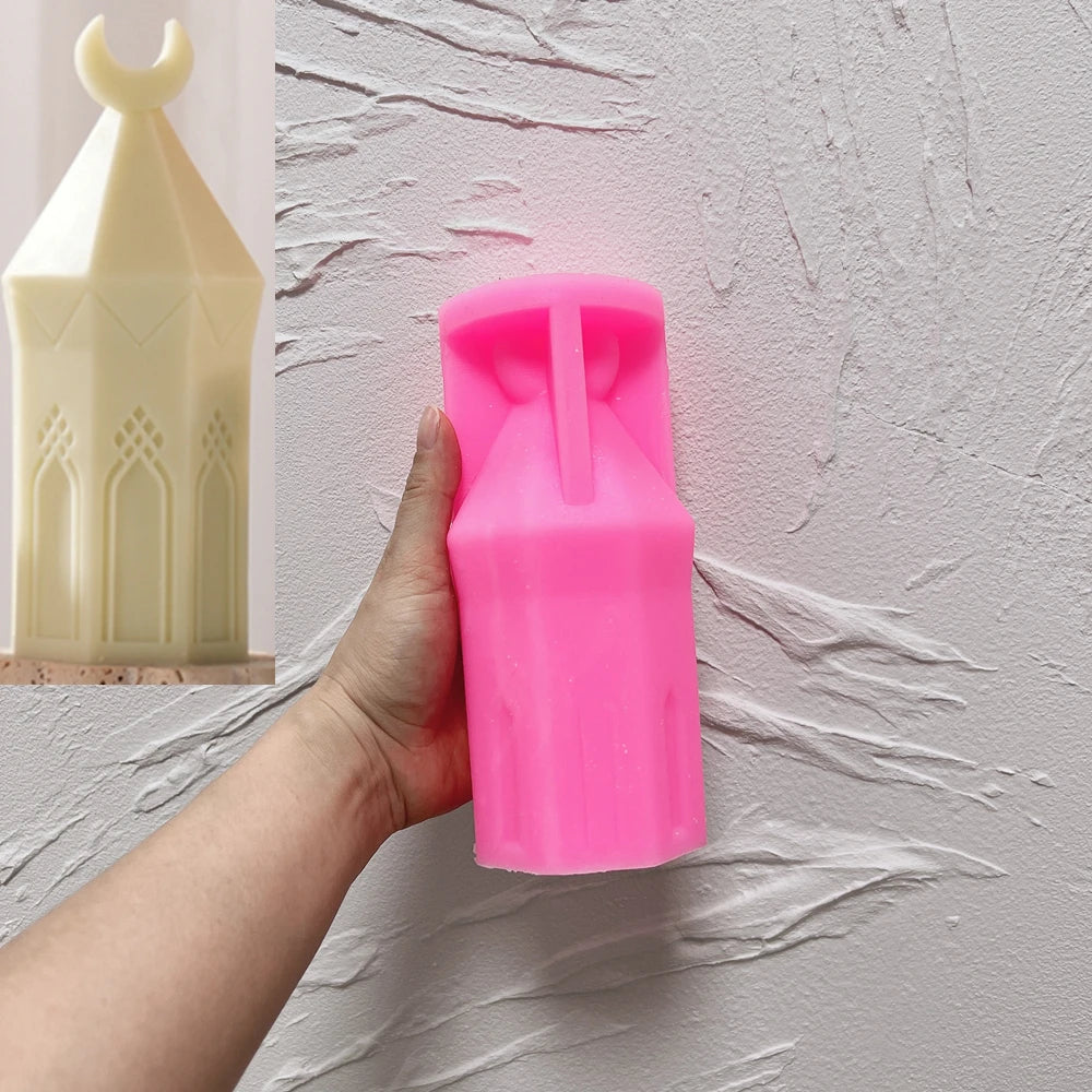 Moon Pillar Silicone Candle Mold