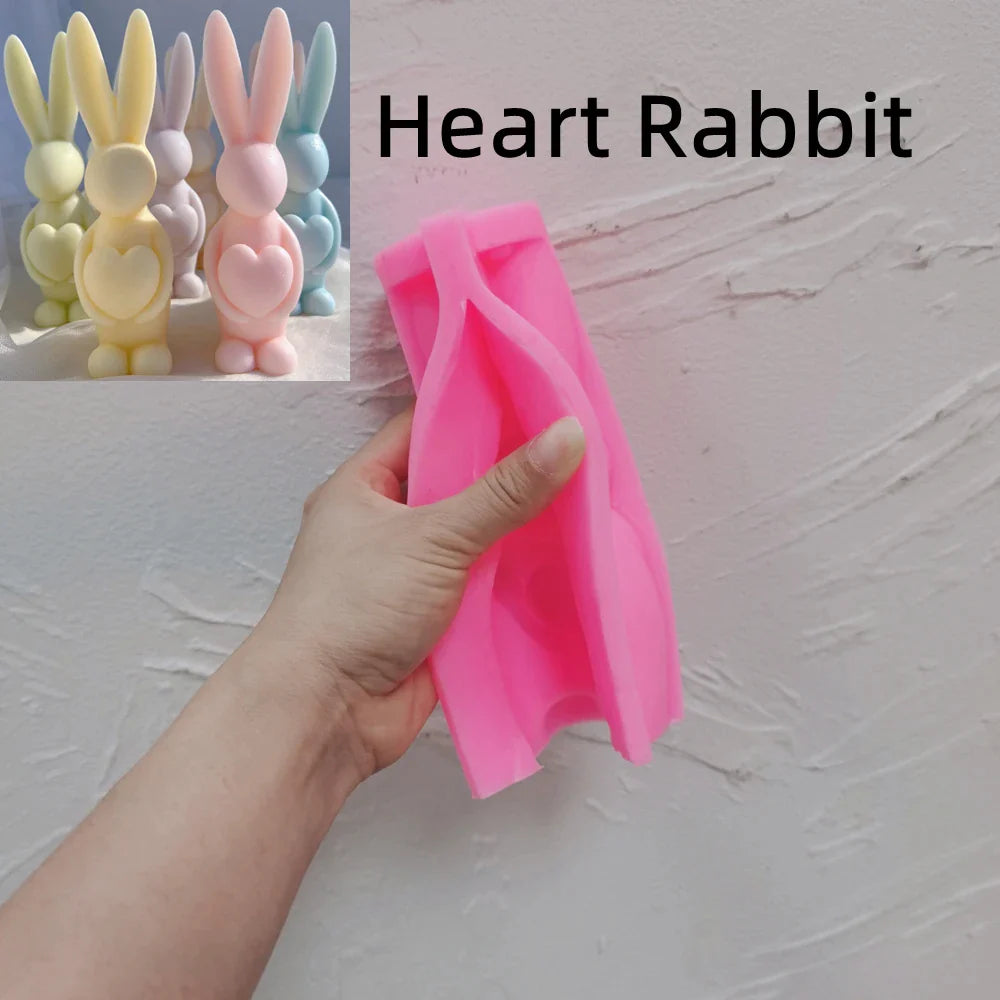 Lop Rabbit Candle Molds