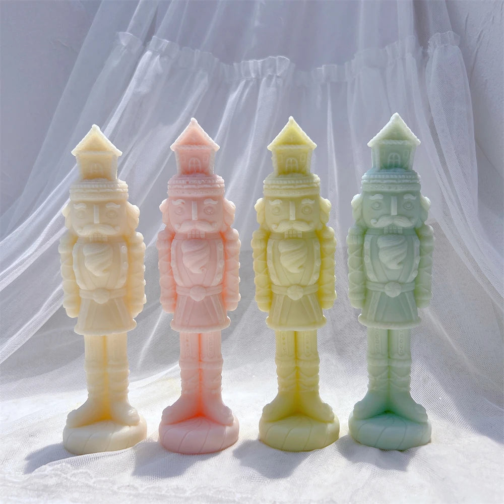 Classic Soldier Nutcracker Silicone Candle Mold