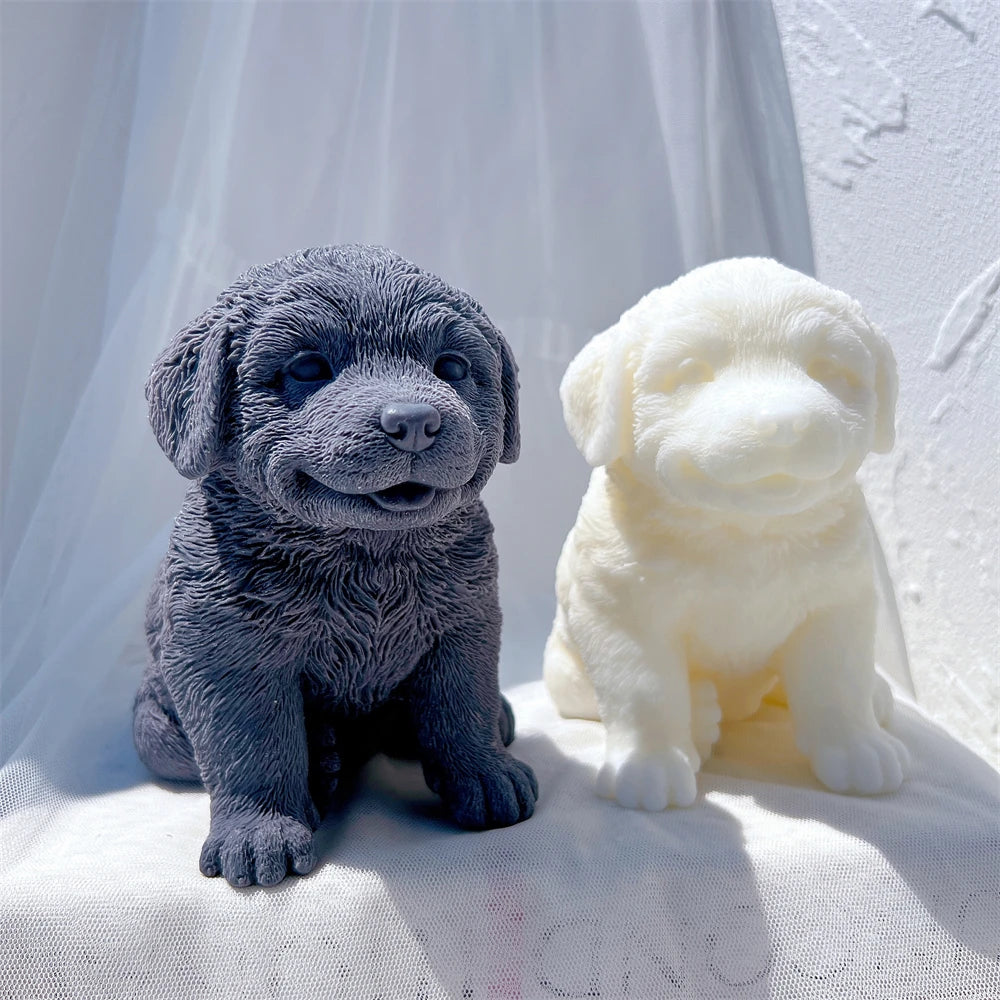 Bernese Mountain Dog Silicone Candle Mold