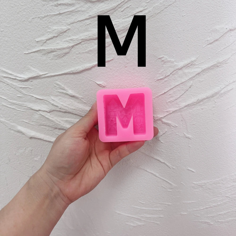 Gingerbread Alphabet & Numbers Silicone Mold