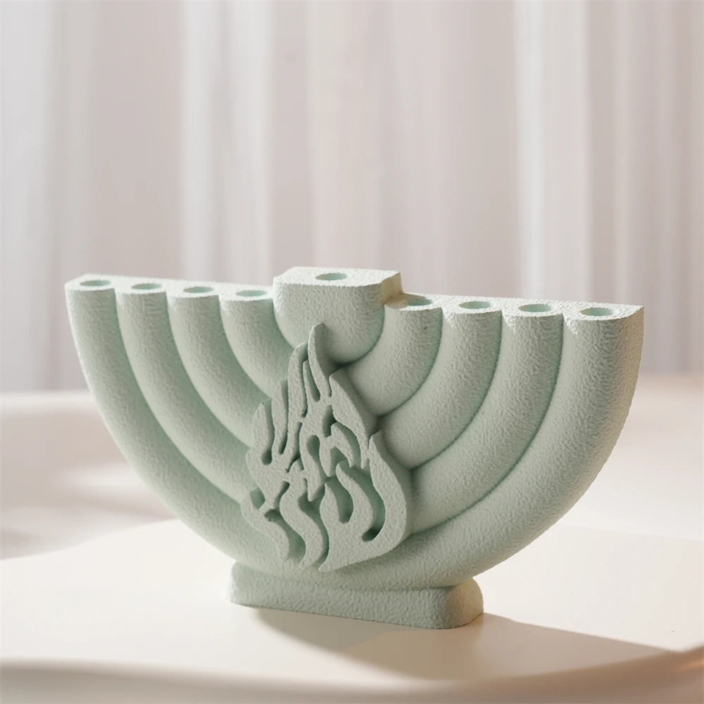 Hanukkah Menorah Candle Vessel Silicone Mold for Shabbat