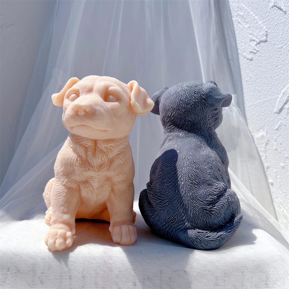 Retriever Dog Candle Mold