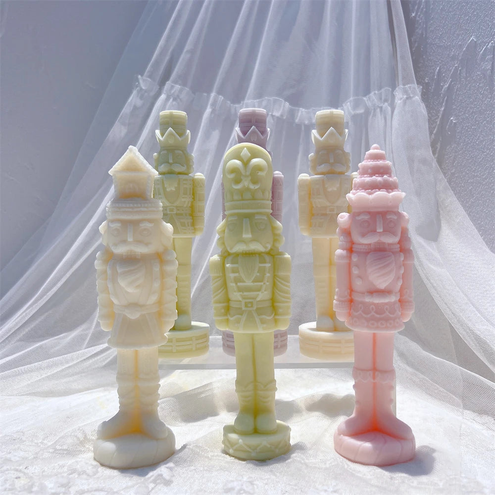 Classic Soldier Nutcracker Silicone Candle Mold