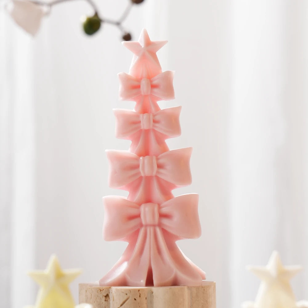 Christmas Bowknot Tree Silicone Mold