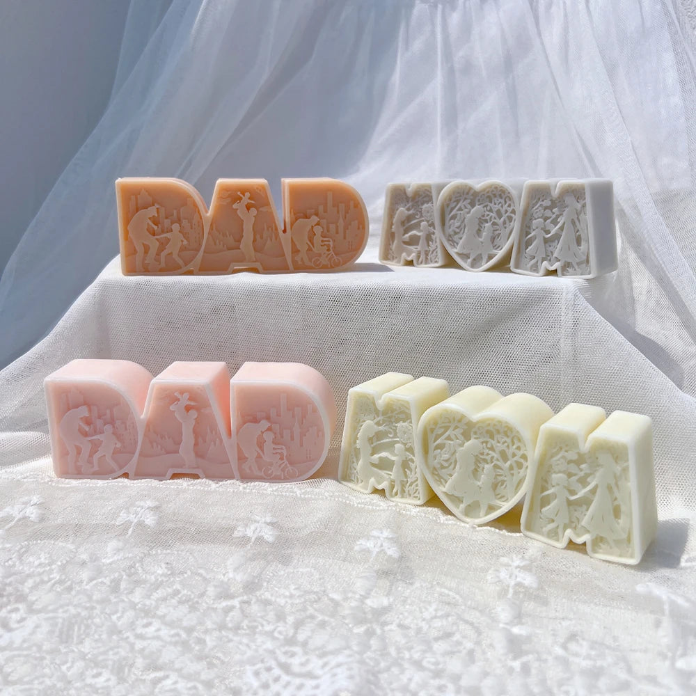 DAD & MOM Candle Mold