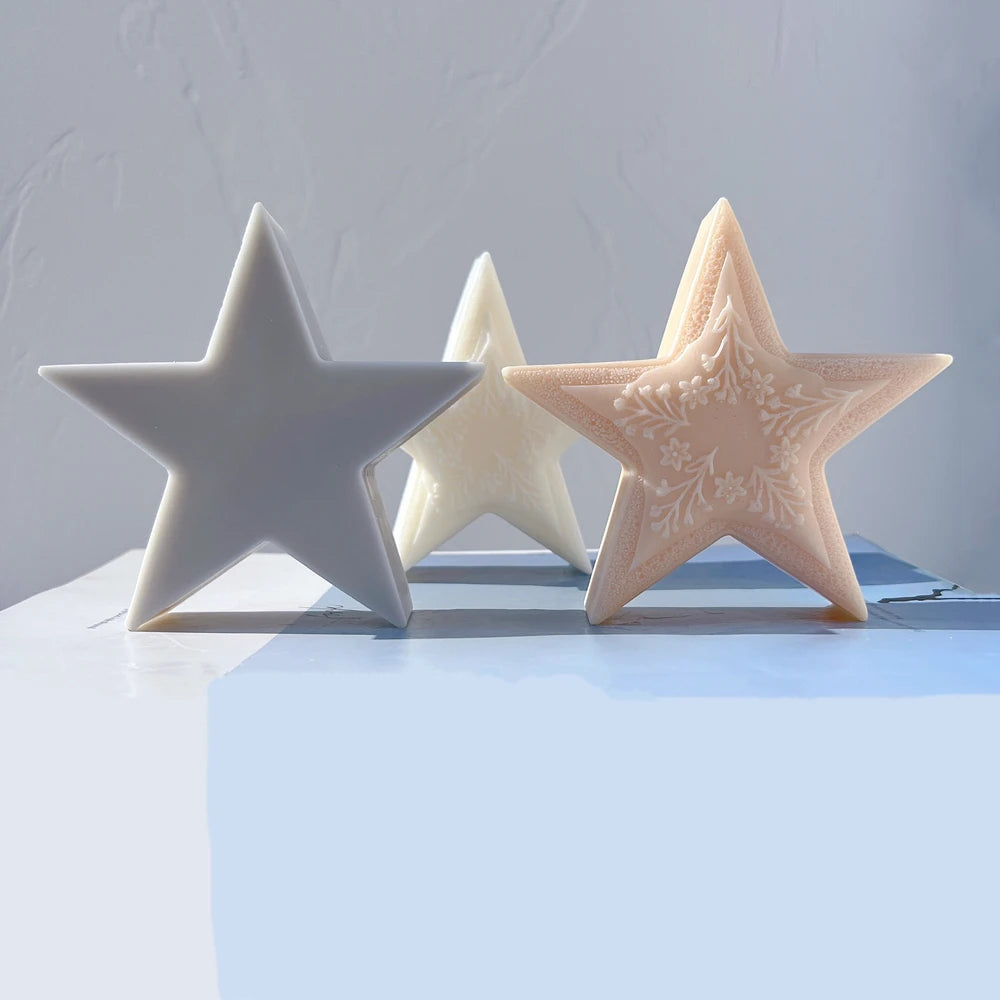 Star Silicone Candle Mold for Ramadan & Eid Decor