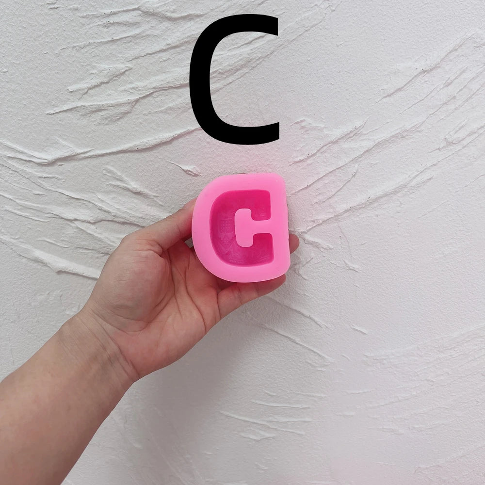 Gingerbread Alphabet & Numbers Silicone Mold