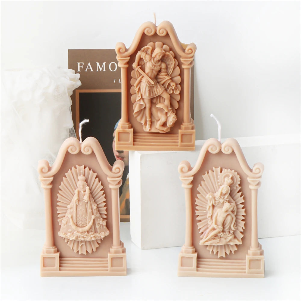 Holy Saints Catholic Prayer Candle Molds