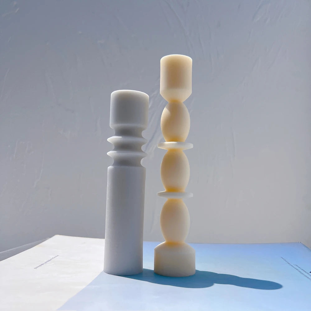 3 Shapes Taper Candle Mold