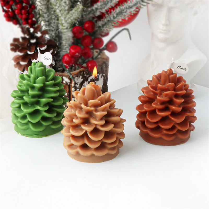 Enchanted Forest Christmas Tree Candle Molds