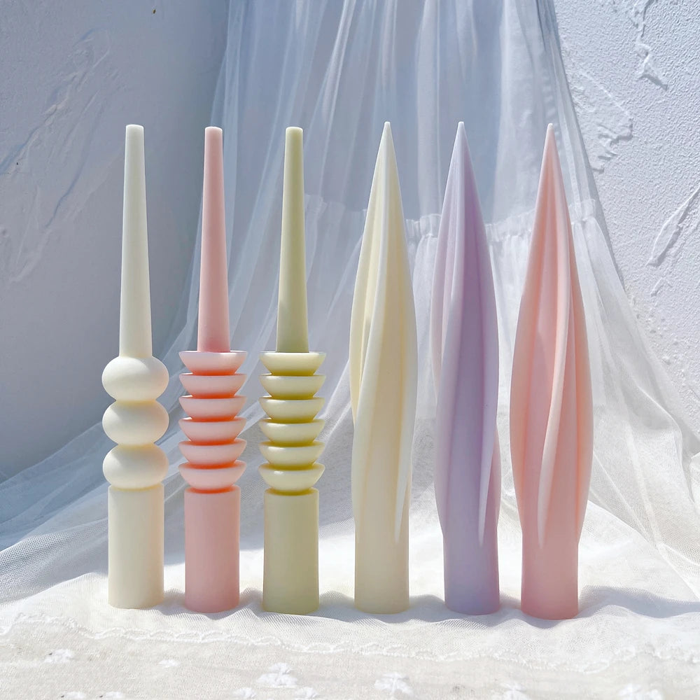 24CM Tall Taper Spiral Candle Mold
