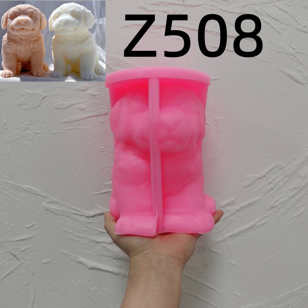 Bernese Mountain Dog Silicone Candle Mold