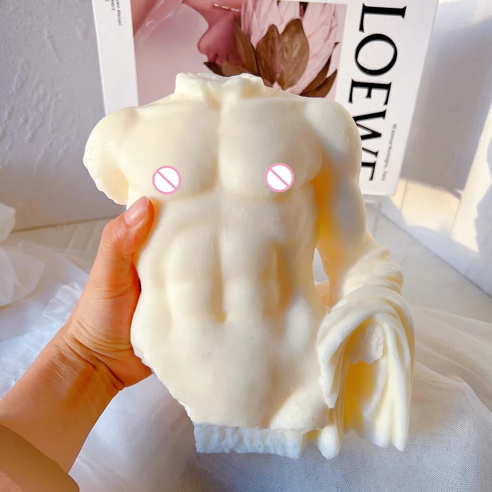 Greek Roman Torso Antique Body Sculpture Unique Candle Mold