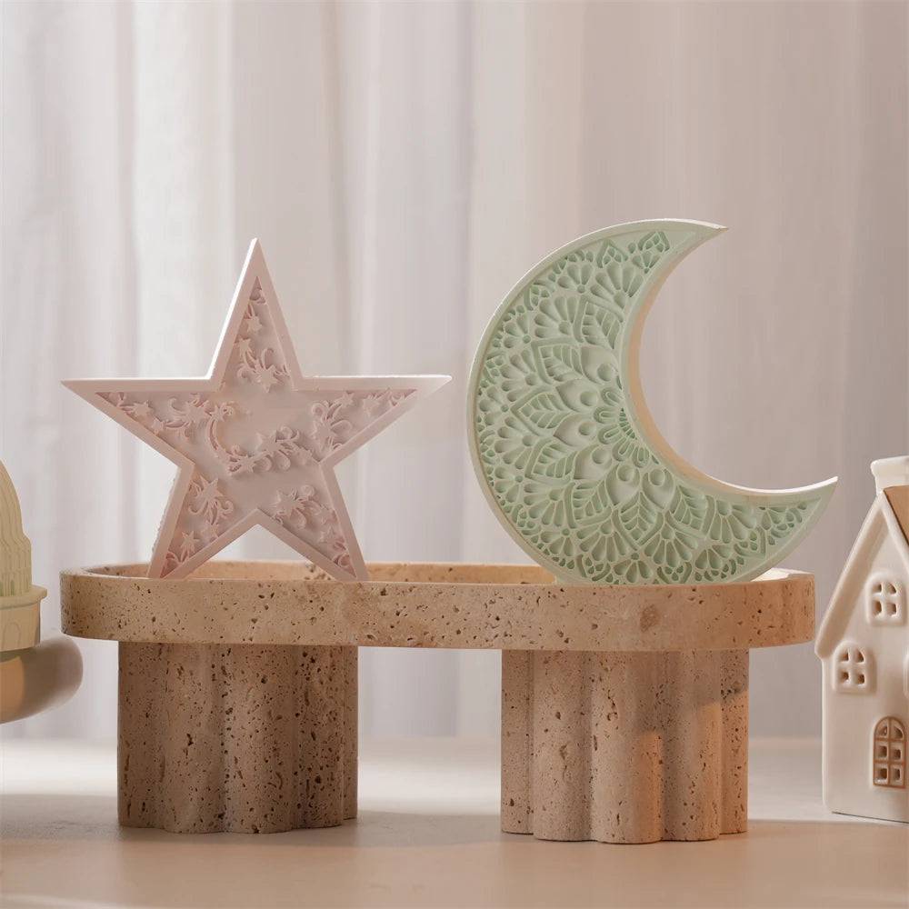 Islamic Ramadan Decor Silicone Candle Mold