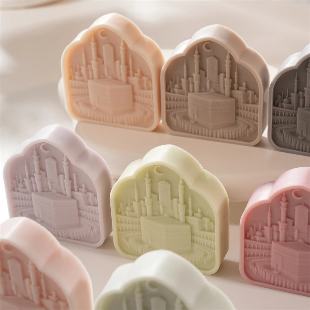 Kaaba Ramadan Decor Silicone Candle Mold for Eid Gifts