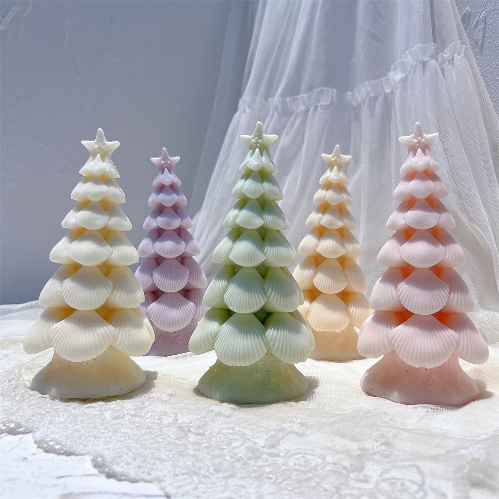 Holiday Season Christmas Tree Silicone Candle Mold