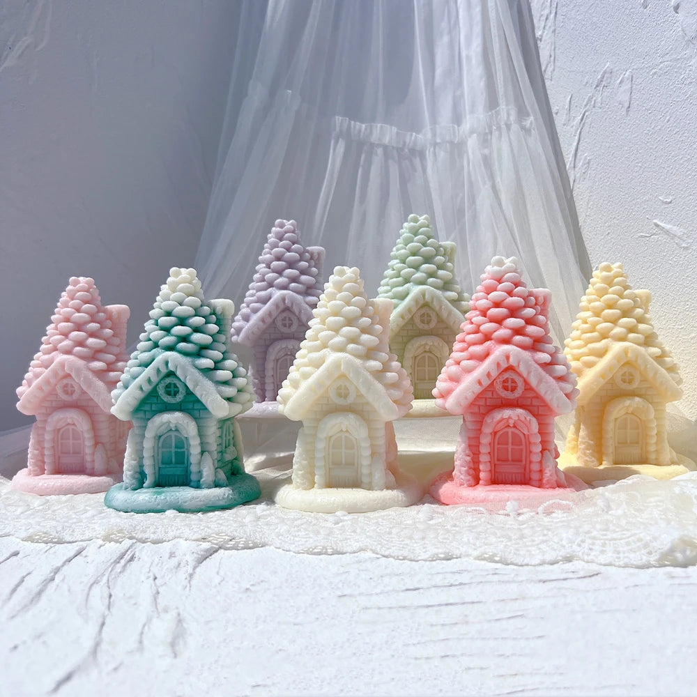 Pinecone Fairy Cottage Candle Mold – 2 Designs