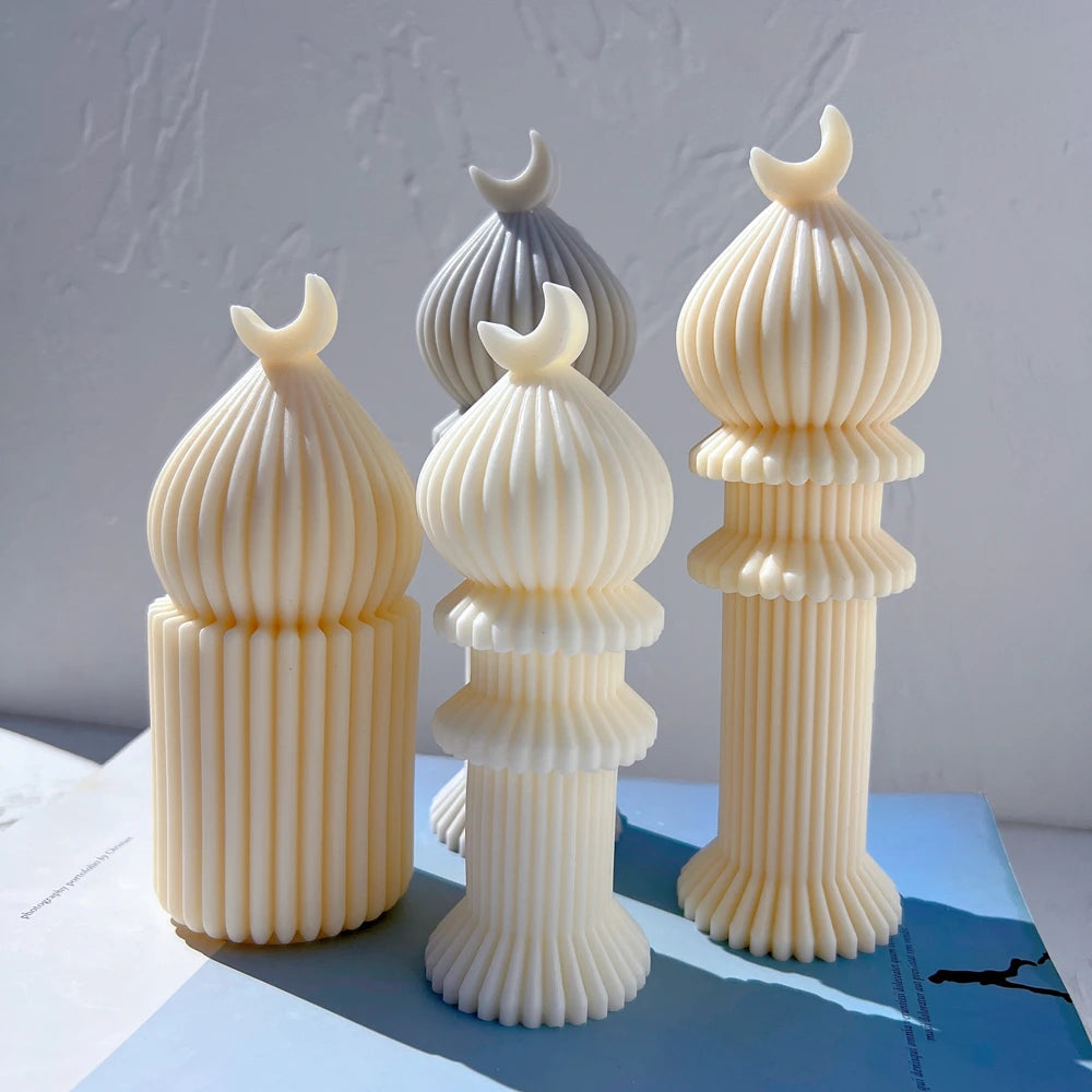 Ramadan Décor Pillar Candle Silicone Mold