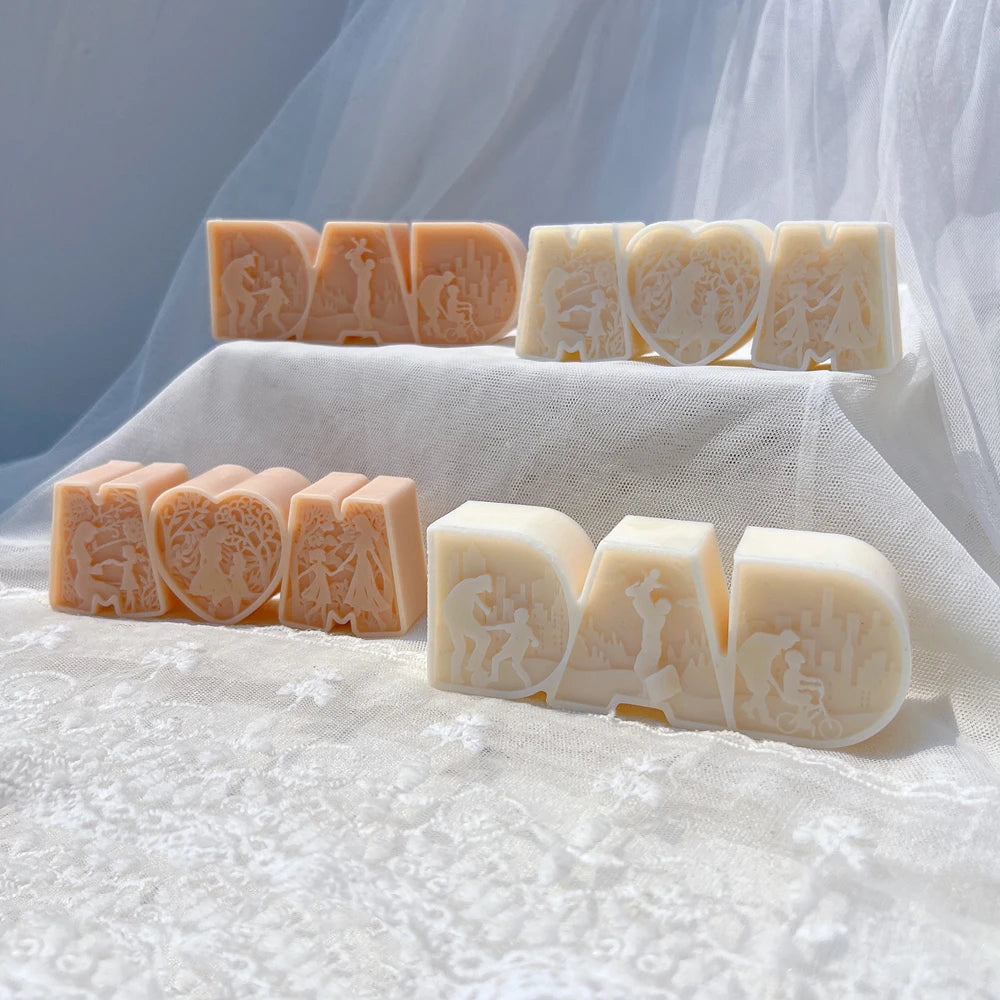 DAD & MOM Candle Mold