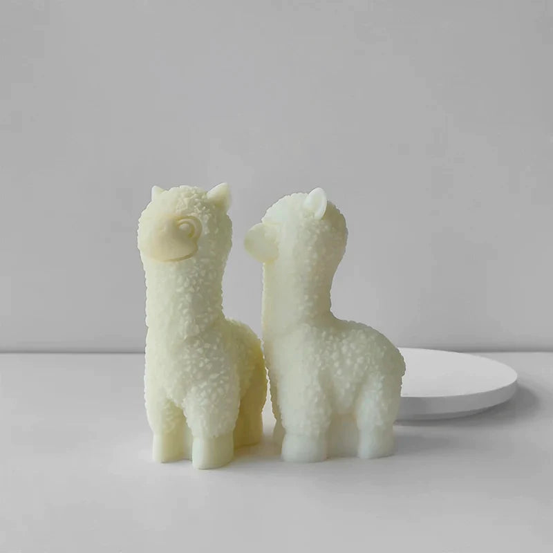 Alpaca Candle Mold Silicone