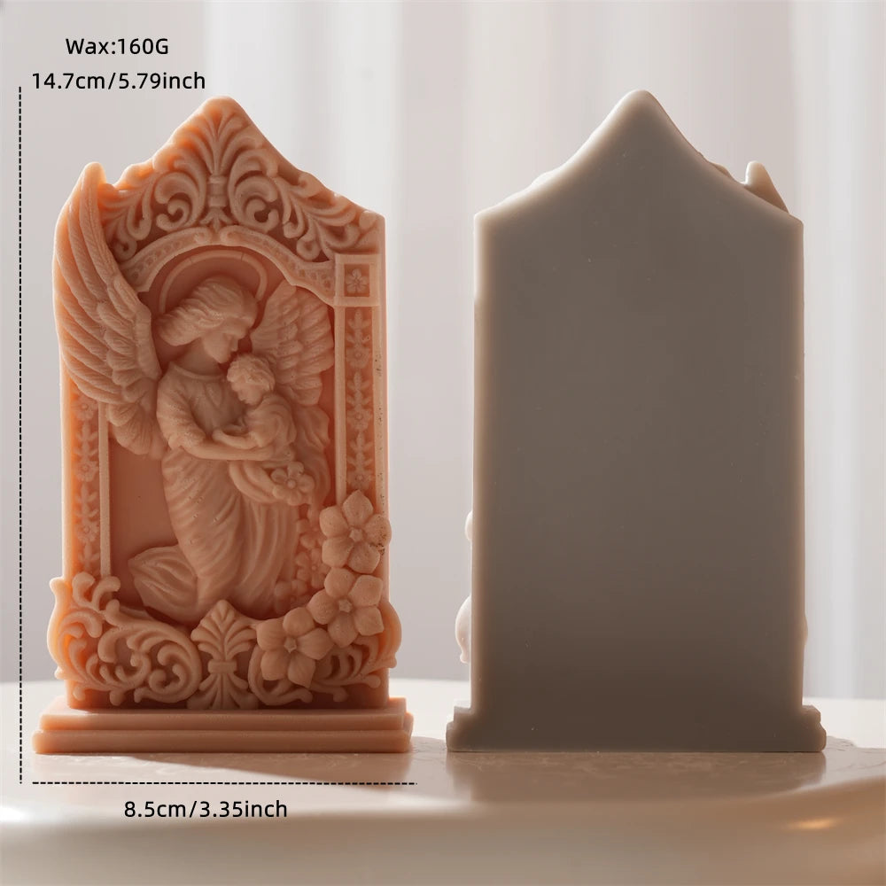 Mother and Baby Angel Silicone Candle Mold