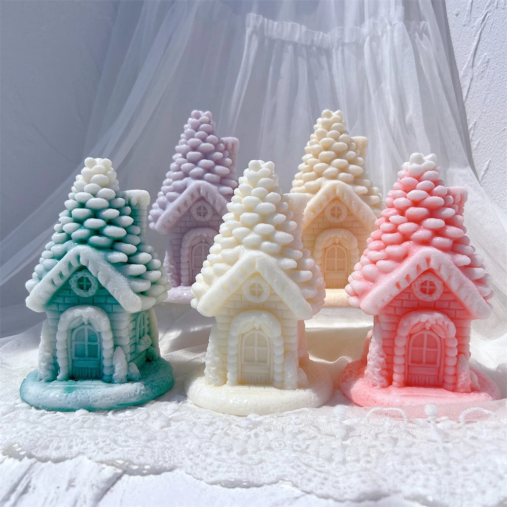 Pinecone Fairy Cottage Candle Mold – 2 Designs