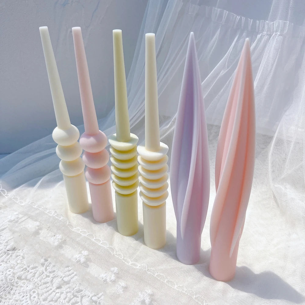 24CM Tall Taper Spiral Candle Mold