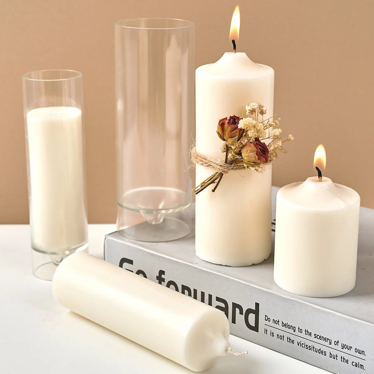 Cylindrical Taper Candle Plastic Mold