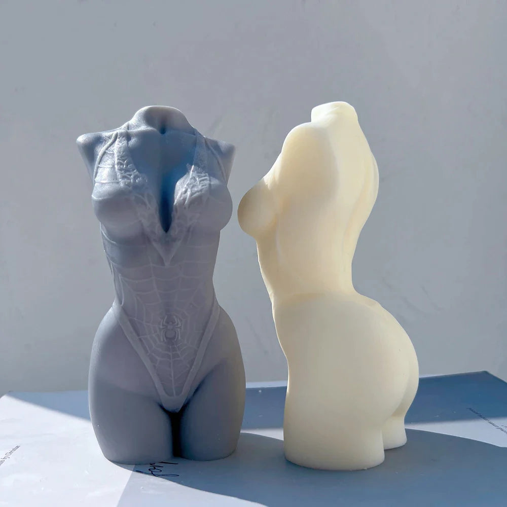 Spider bikini Female Body Candle Mold