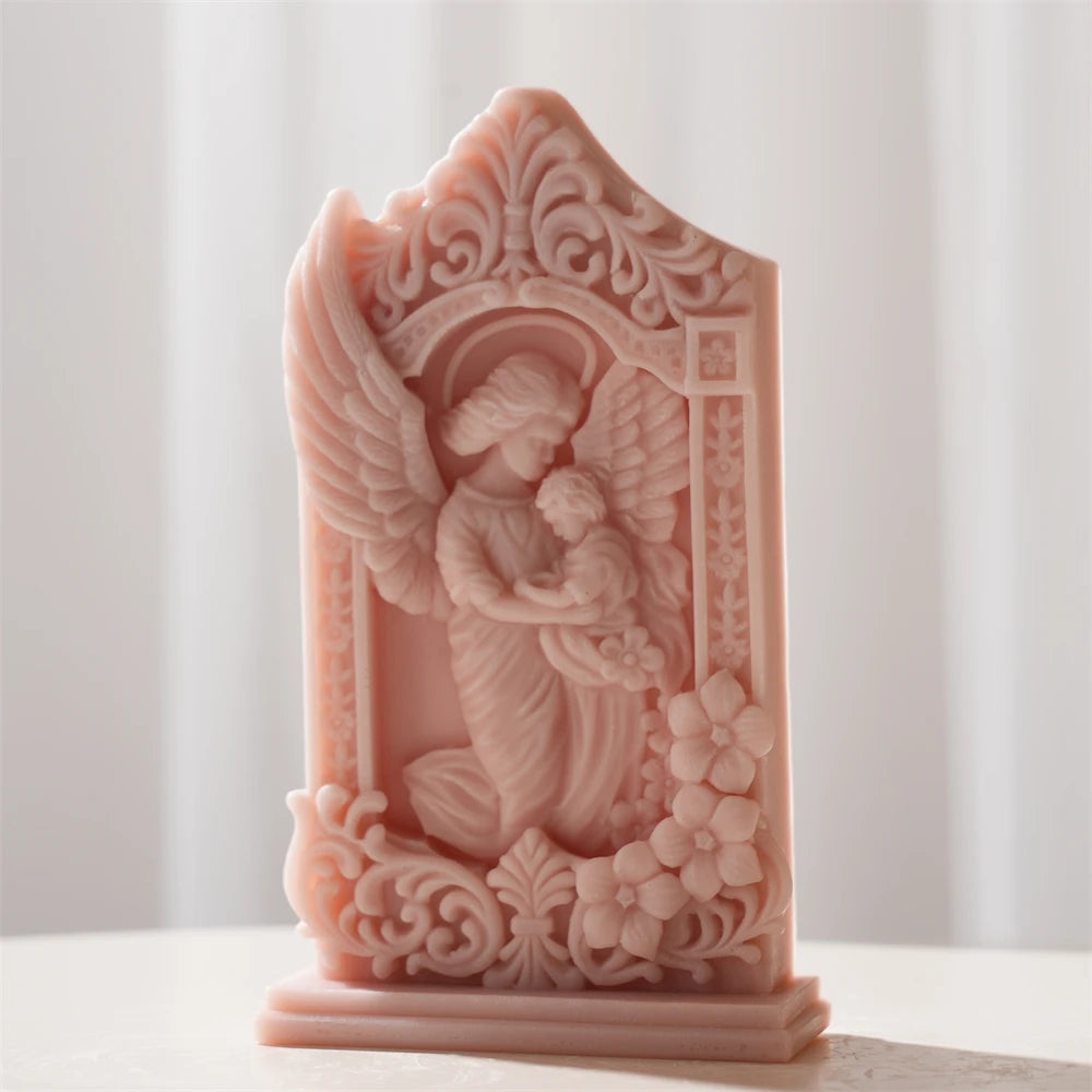 Mother and Baby Angel Silicone Candle Mold