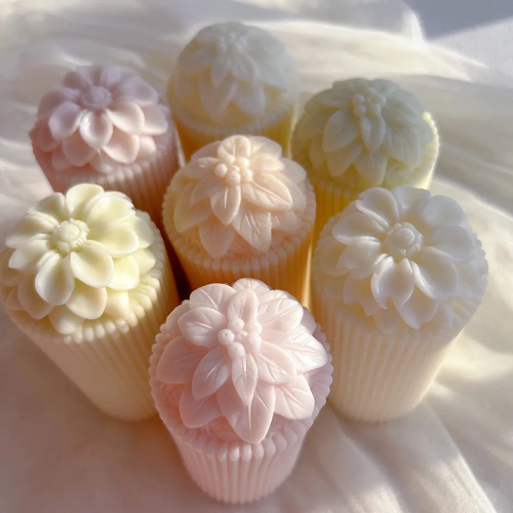 Cylindrical Pillar Flower Candle Mold